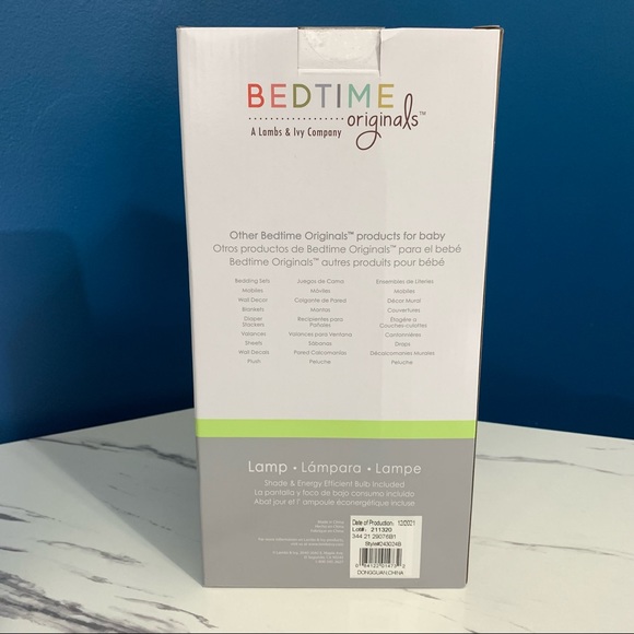 NEW LAMBS & IVY Rainbow Jungle Elephant Nursery Lamp with Shade & Bulb 243024B - Picture 9 of 13